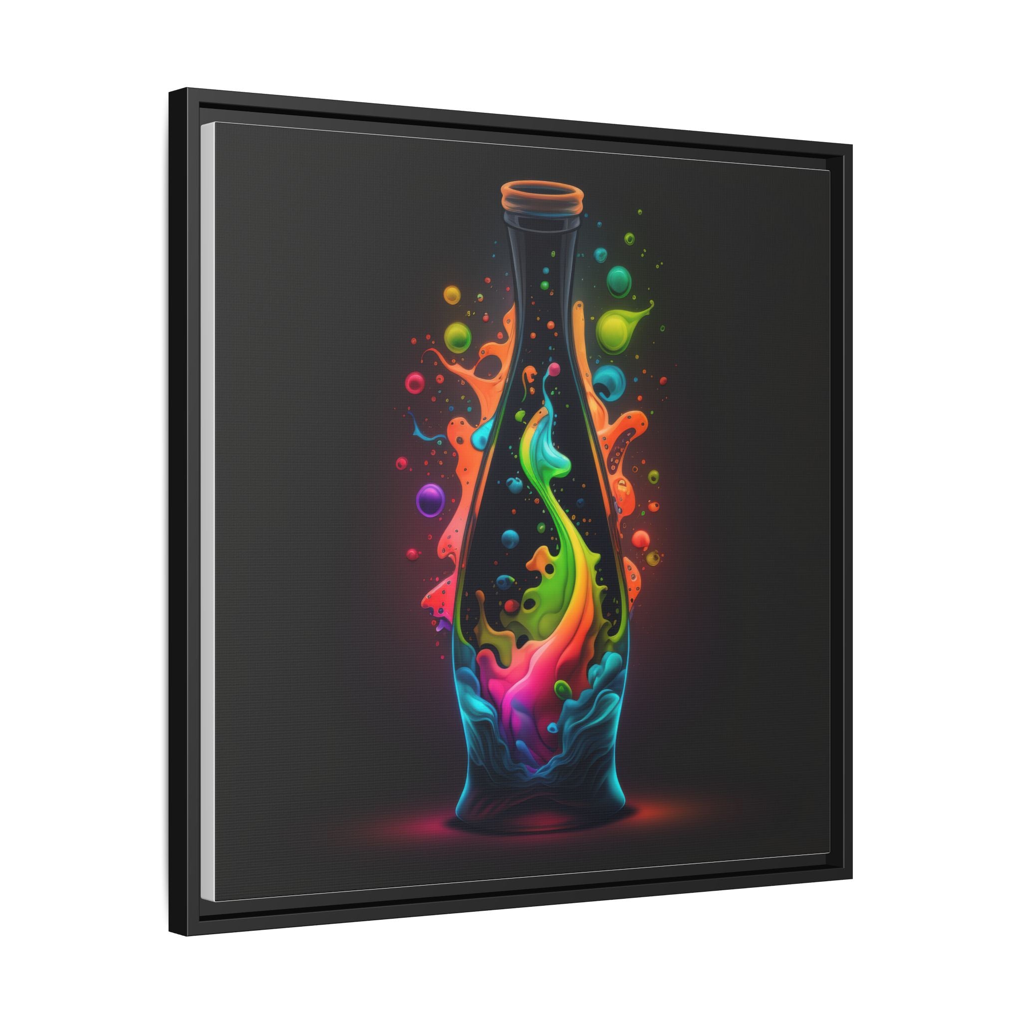 Chromatic Ascent, Art Print — Colorful Modern Wall Canvas