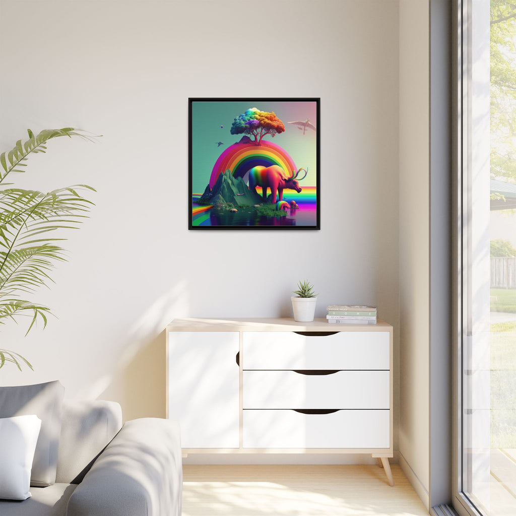 Sanctuary of Color, Art Print — Colorful Modern Wall Canvas