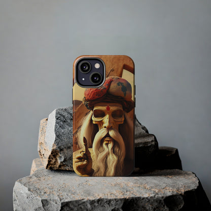 Wise Man In Dessert With Beard And Peace Sign Tough Phone Cases