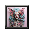 Gothic Butterfly Pink Background, Black or Brown Jewelry Box