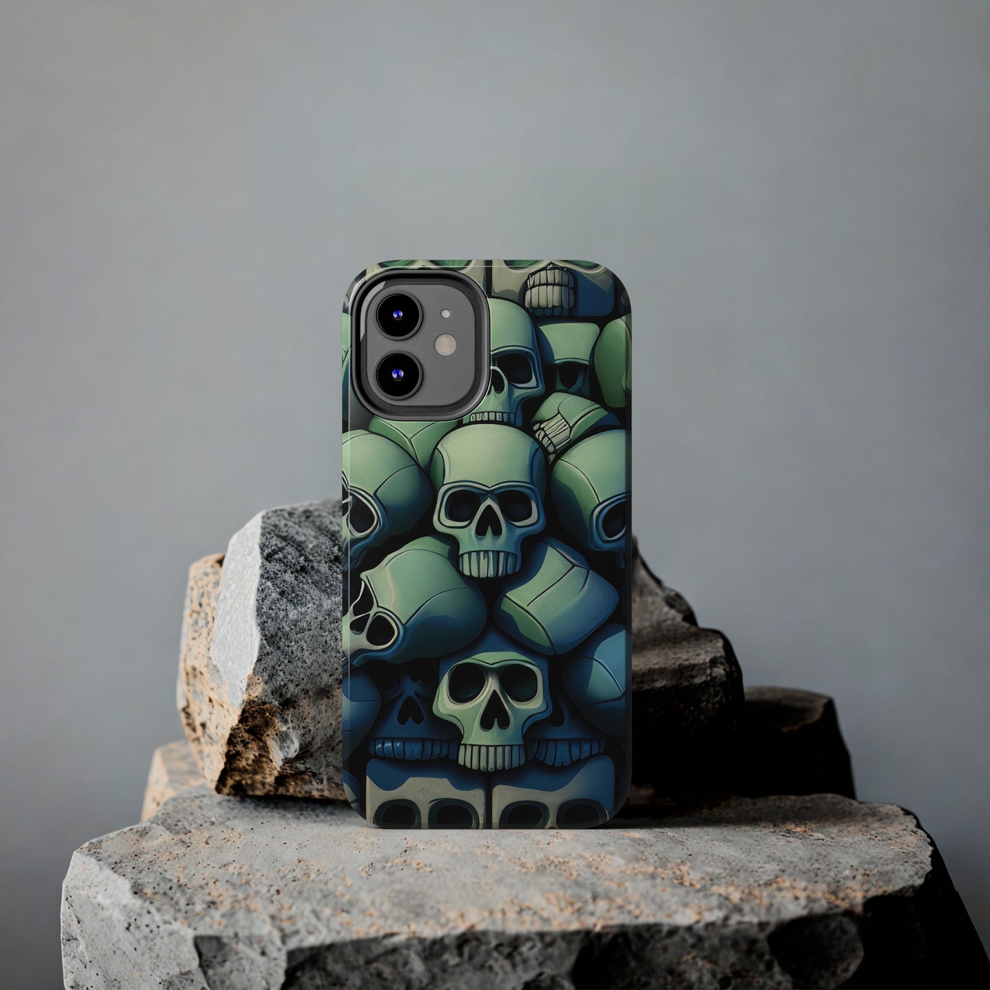 Metallic Chrome Skulls and classic Designed 10 Tough Phone Cases