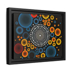 Harmonic Orbits, Matte Canvas, Framed (Multi-color)