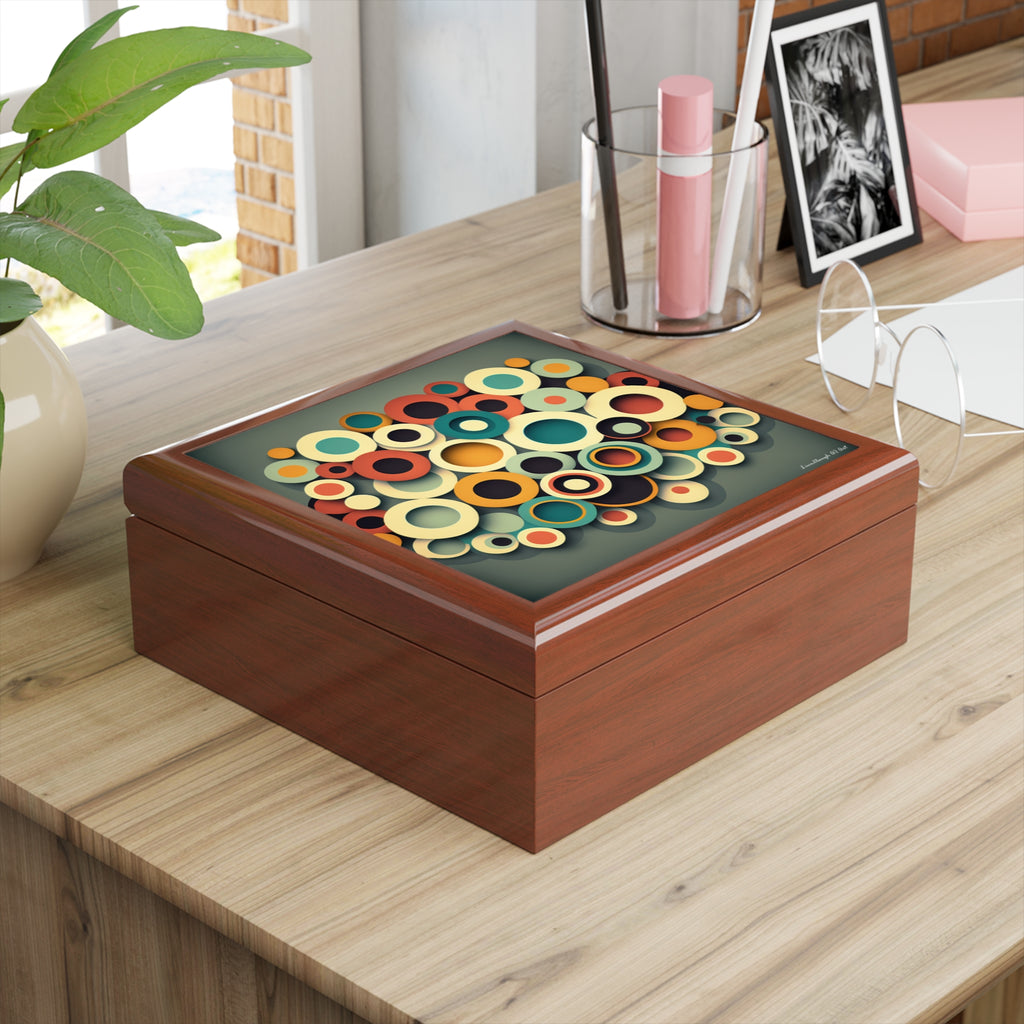 Gathered Circles, Jewelry- Stash -Collection Box
