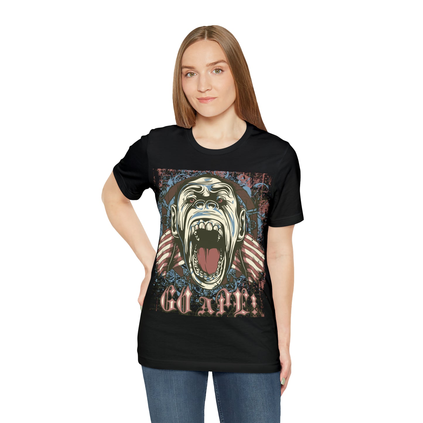 Go Ape, Unisex Jersey Short Sleeve Tee