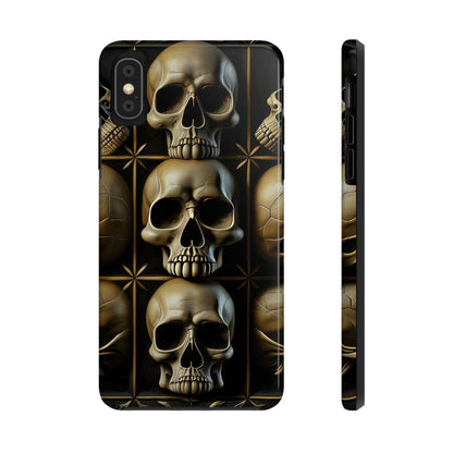 Metallic Chrome Skulls and classic Designed 19 Tough Phone Cases