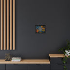 Harmonic Orbits, Matte Canvas, Framed (Multi-color)