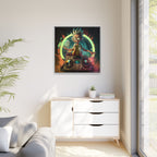 Frequency of Genius, Art Print — Colorful Modern Wall Canvas