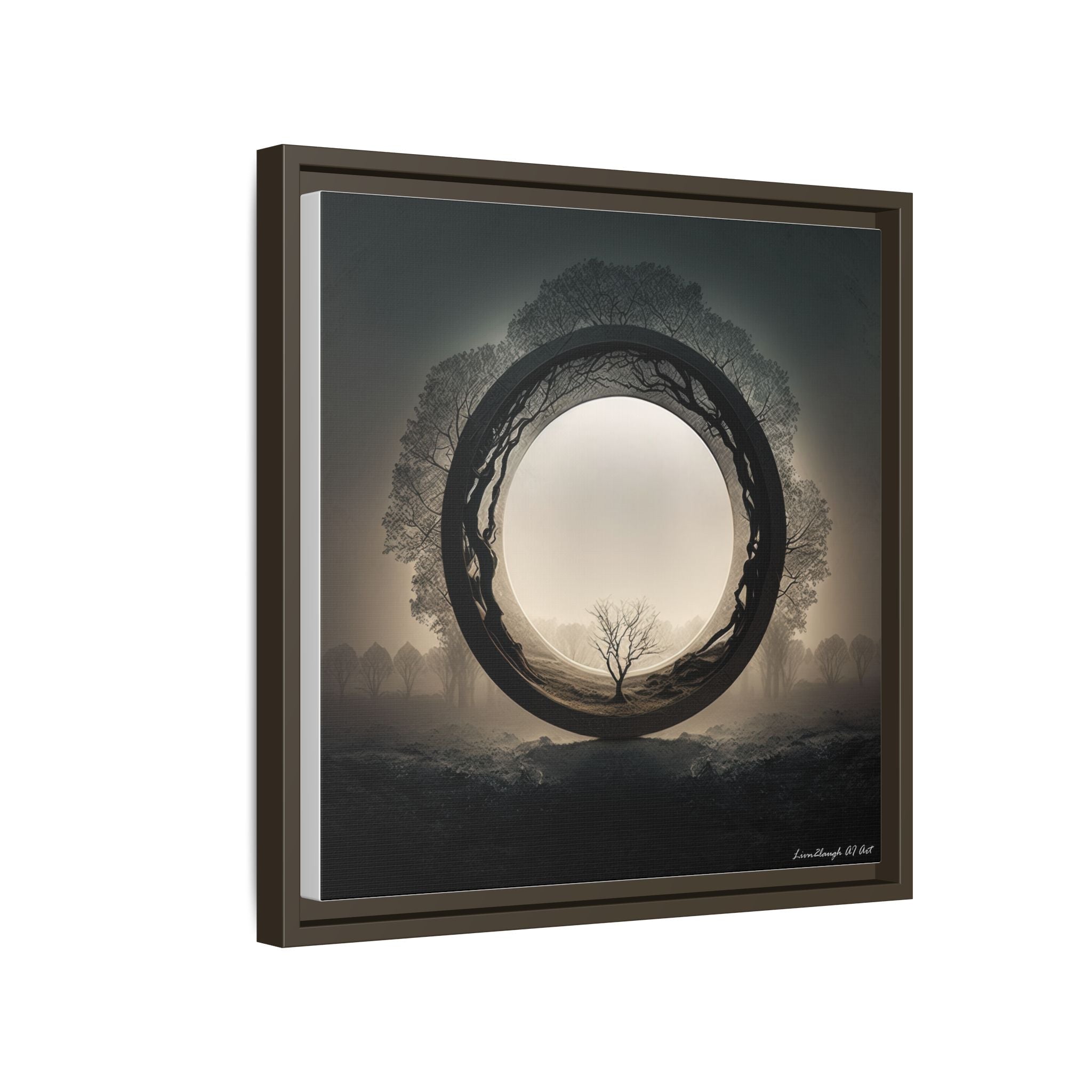 Circle of Stillness, Art Print — Colorful Modern Wall Canvas
