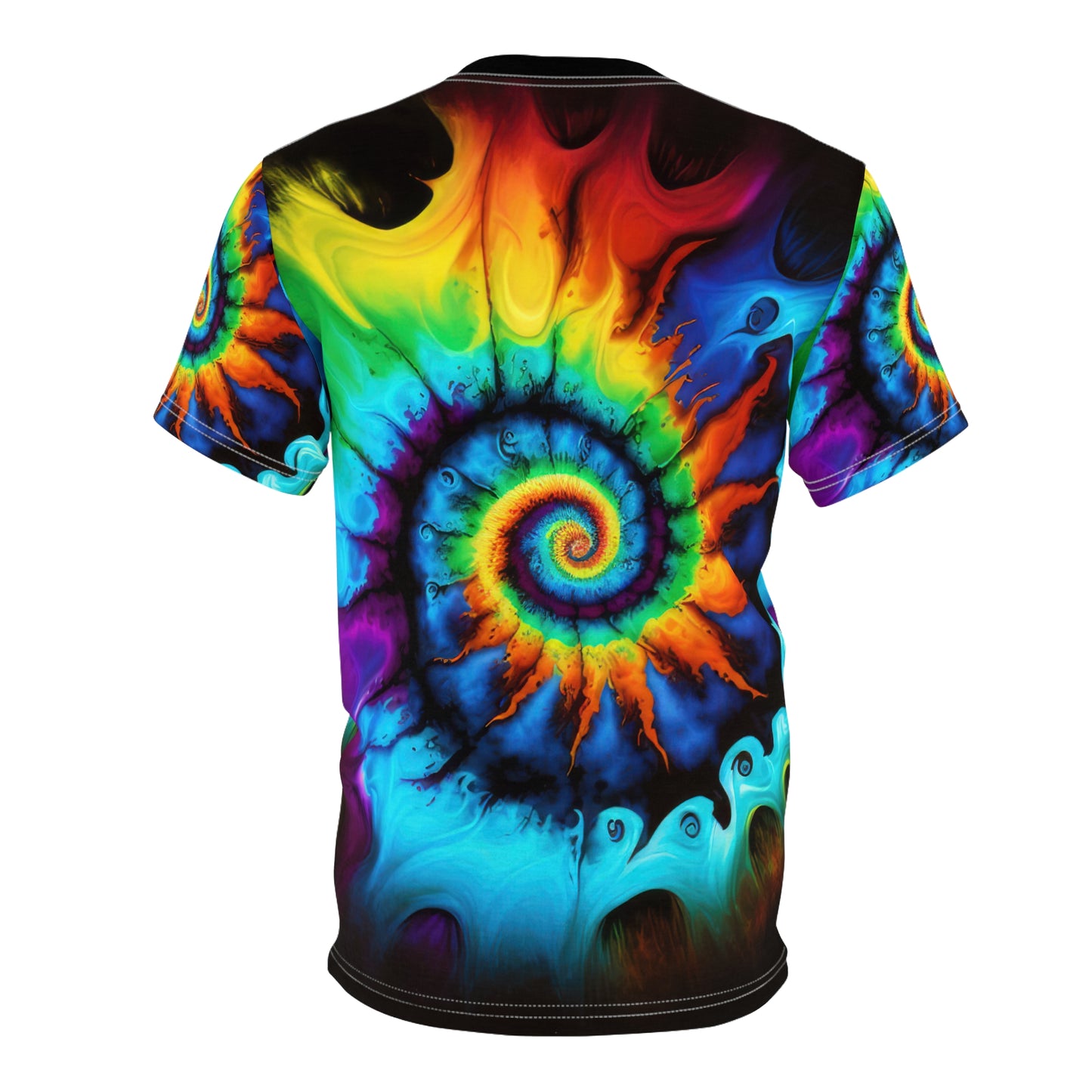 Bold And Beautiful Tie Dye Style One Unisex Cut & Sew Tee (AOP)