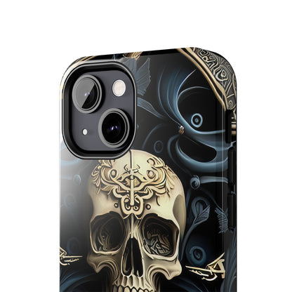 Metallic Chrome Skulls and classic Designed 6 Tough Phone Cases