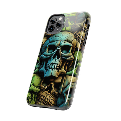 Metallic Chrome Skulls and classic Designed 13 Tough Phone Cases