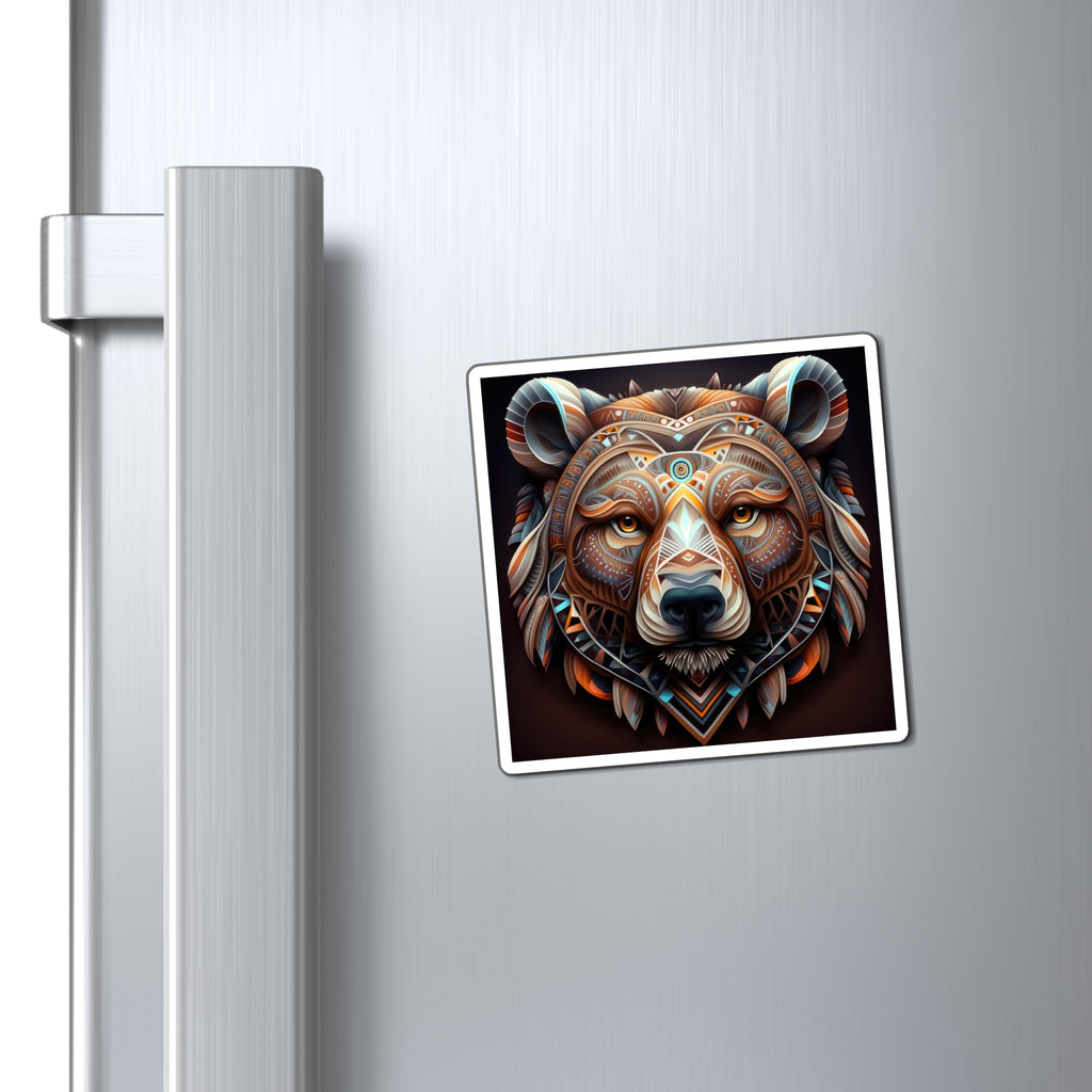 Magnificent Navajo Bear Style Three Magnets