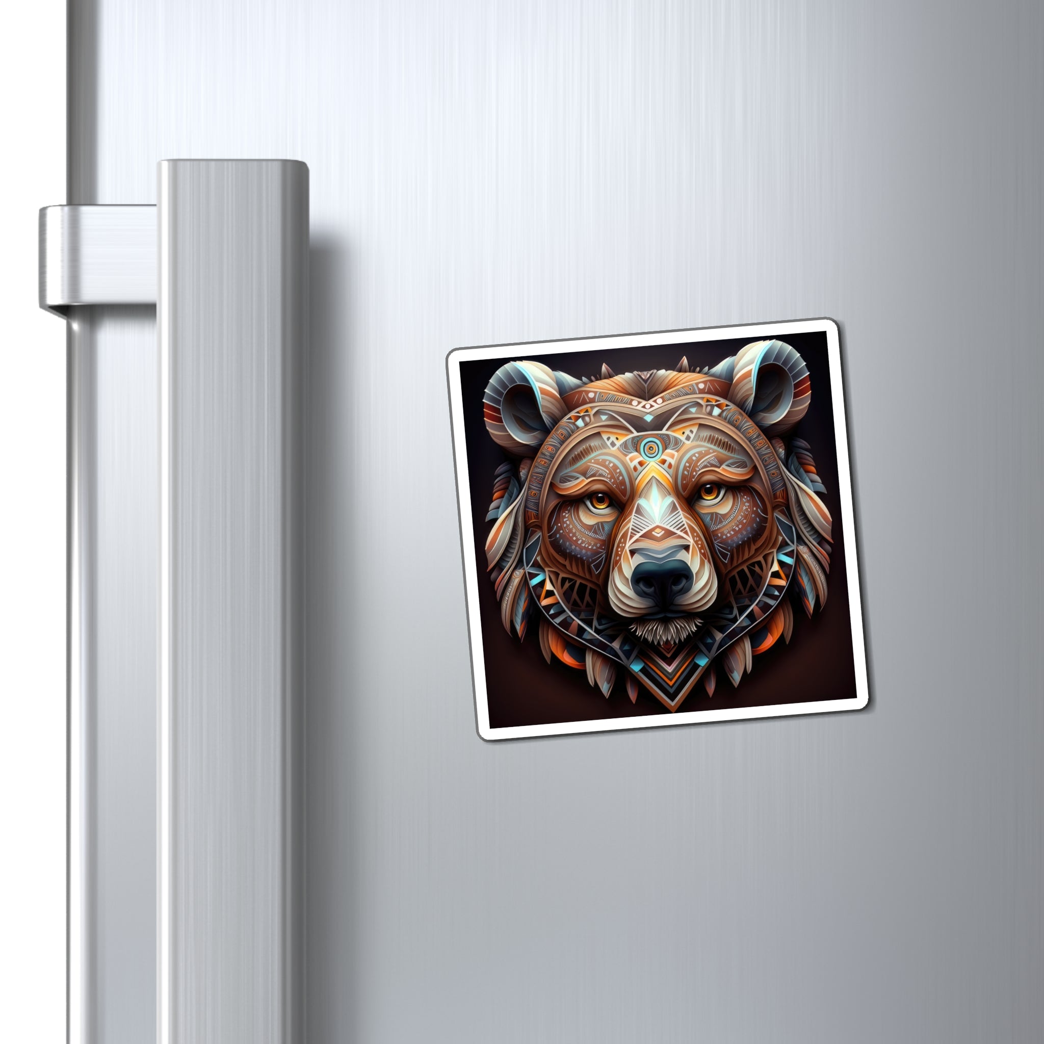 Magnificent Navajo Bear Style Three Magnets