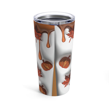 Pumpkins Spice Life 3-D Puffy Halloween Tumbler 20oz