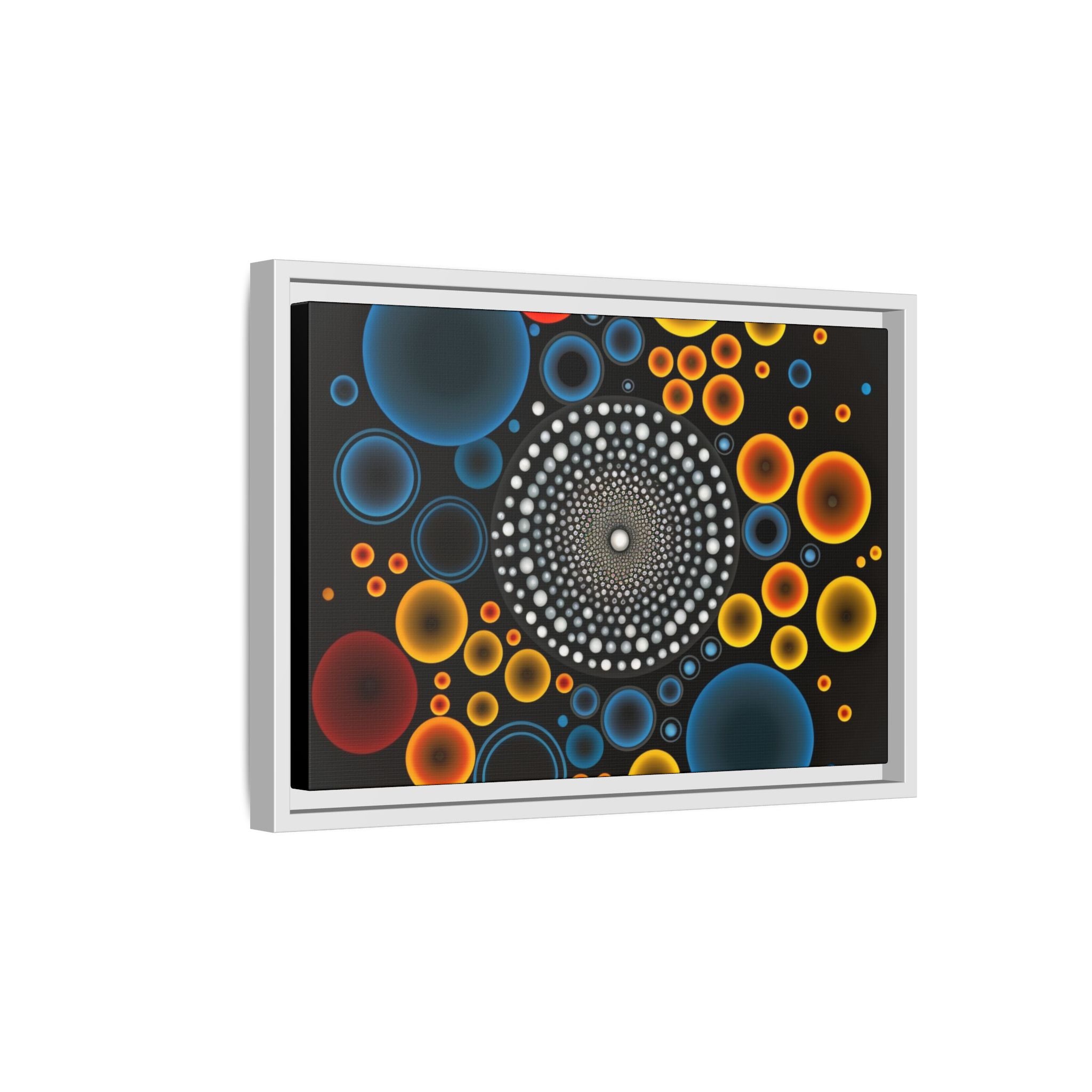 Harmonic Orbits, Matte Canvas, Framed (Multi-color)
