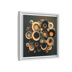 Concentric Harmony, Art Print — Colorful Modern Wall Canvas