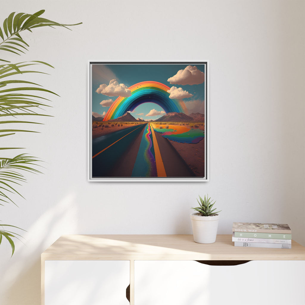 Road to Color, Art Print — Colorful Modern Wall Canvas
