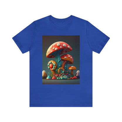 Hippie Mushroom Color Candy Style Design Style 6 Unisex Jersey Short Sleeve Tee