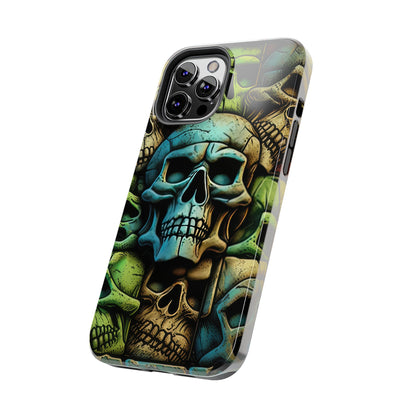 Metallic Chrome Skulls and classic Designed 13 Tough Phone Cases