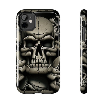 Metallic Chrome Skulls and classic Designed 12 Tough Phone Cases