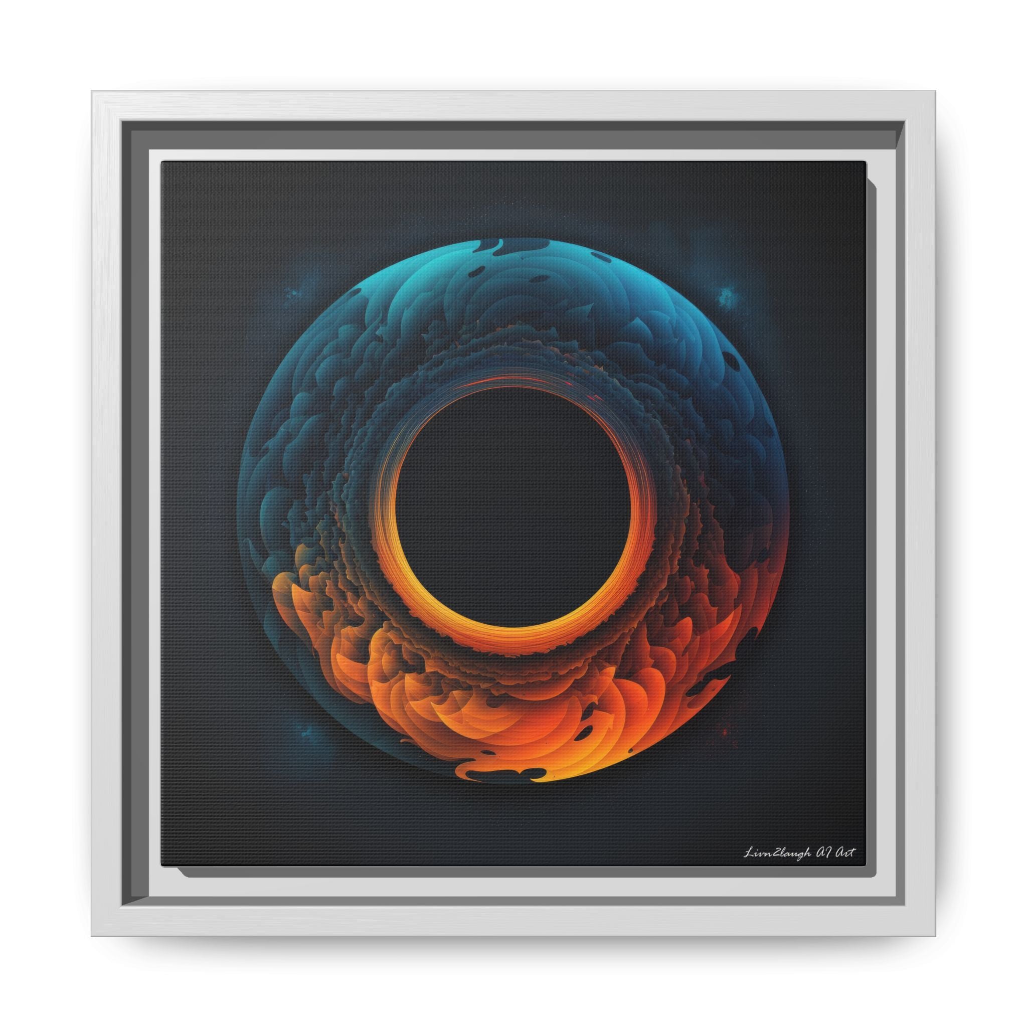 Molten Silence, Art Print — Colorful Modern Wall Canvas