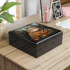 Mosaic Majesty: The Regal Cat, Jewelry- Stash- Collection Box