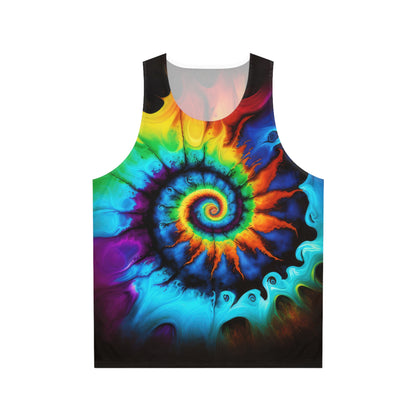 Bold And Beautiful Tie Dye Style Two 4 Unisex Tank Top (AOP)