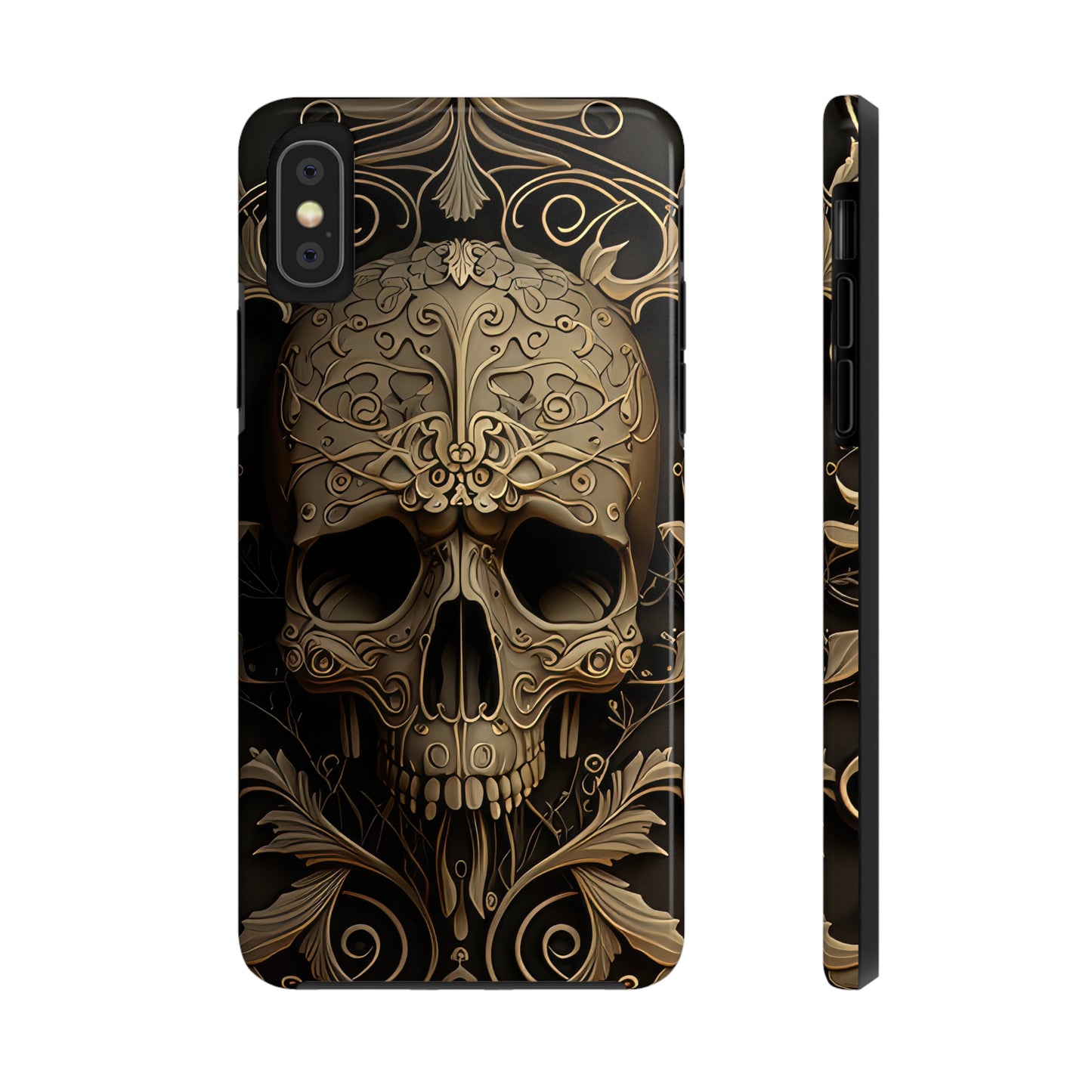 Metallic Chrome Skulls and classic Designed 5 Phone Cases