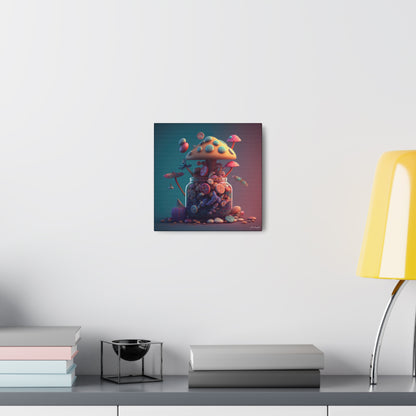 Beautiful Mushroom Luminating Colorful Bliss 10 Canvas Gallery Wraps