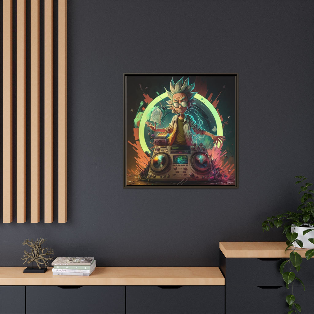 Frequency of Genius, Art Print — Colorful Modern Wall Canvas