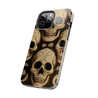 Metallic Chrome Skulls and classic Designed 19 Tough Phone Cases