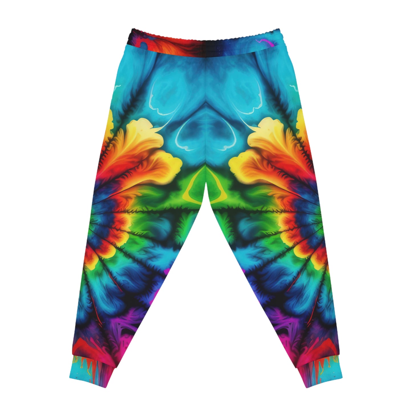 Bold And Beautiful Tie Dye Style Two, Athletic Joggers (AOP)