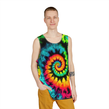 Bold And Beautiful Tie Dye Style Three 2  Men's Tank (AOP)