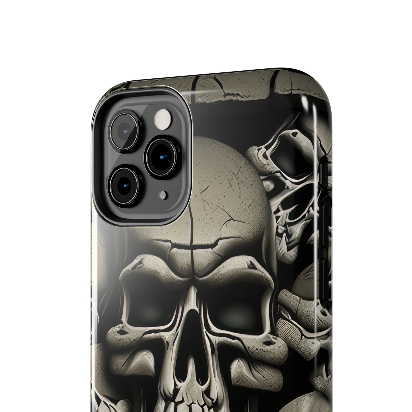 Metallic Chrome Skulls and classic Designed 12 Tough Phone Cases