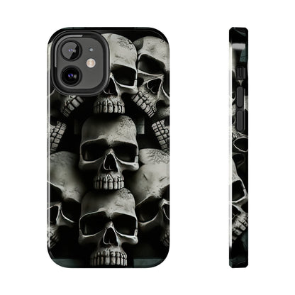 Metallic Chrome Skulls and classic Designed 11 Tough Phone Cases