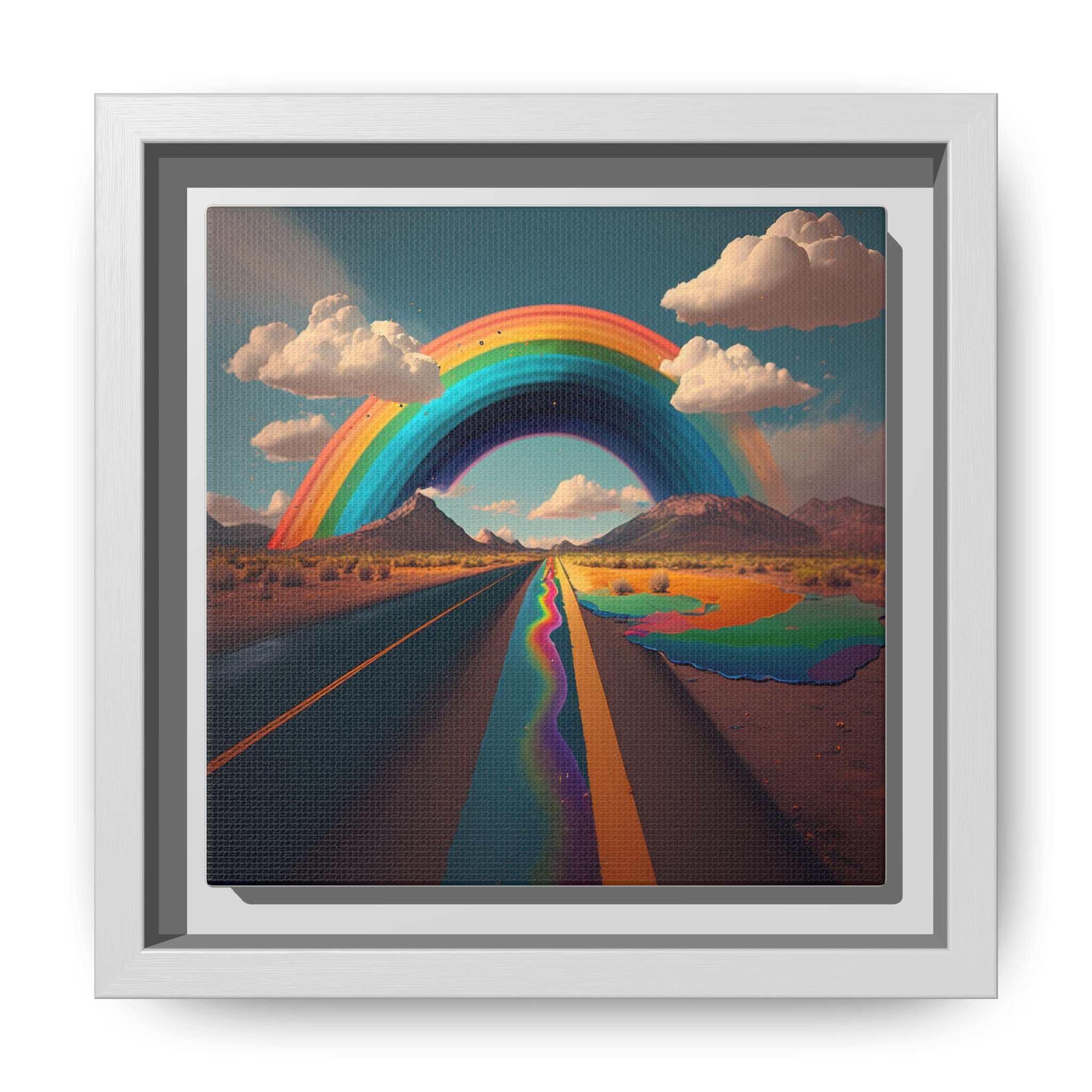 Road to Color, Art Print — Colorful Modern Wall Canvas