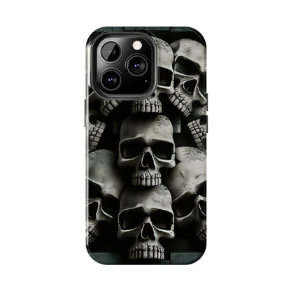 Metallic Chrome Skulls and classic Designed 11 Tough Phone Cases