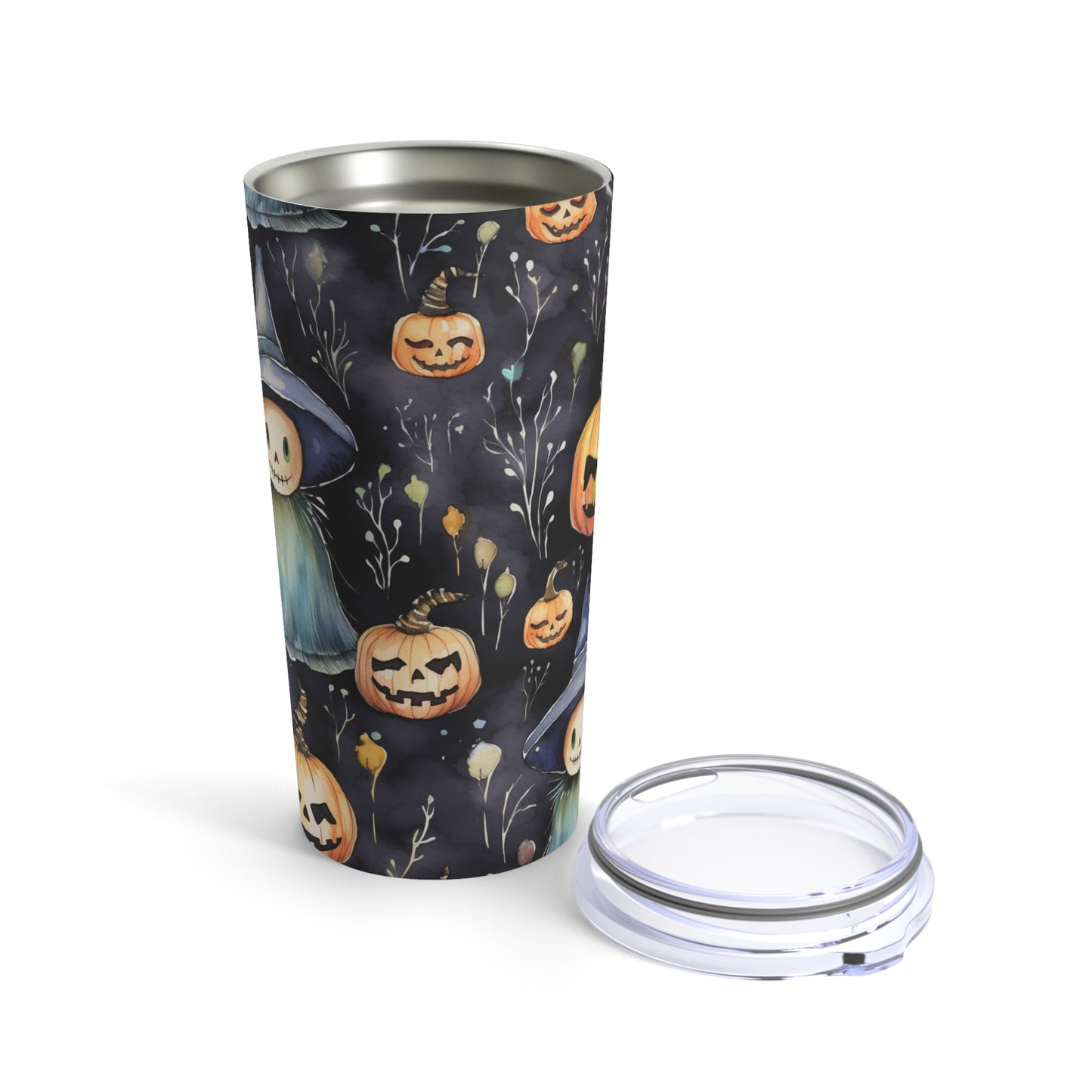 Pumkin Halloween Characters With Witch Ghost Ghoul Fall By giraffecreativestudio Tumbler 20oz