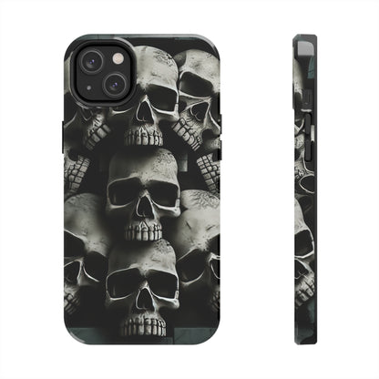 Metallic Chrome Skulls and classic Designed 11 Tough Phone Cases