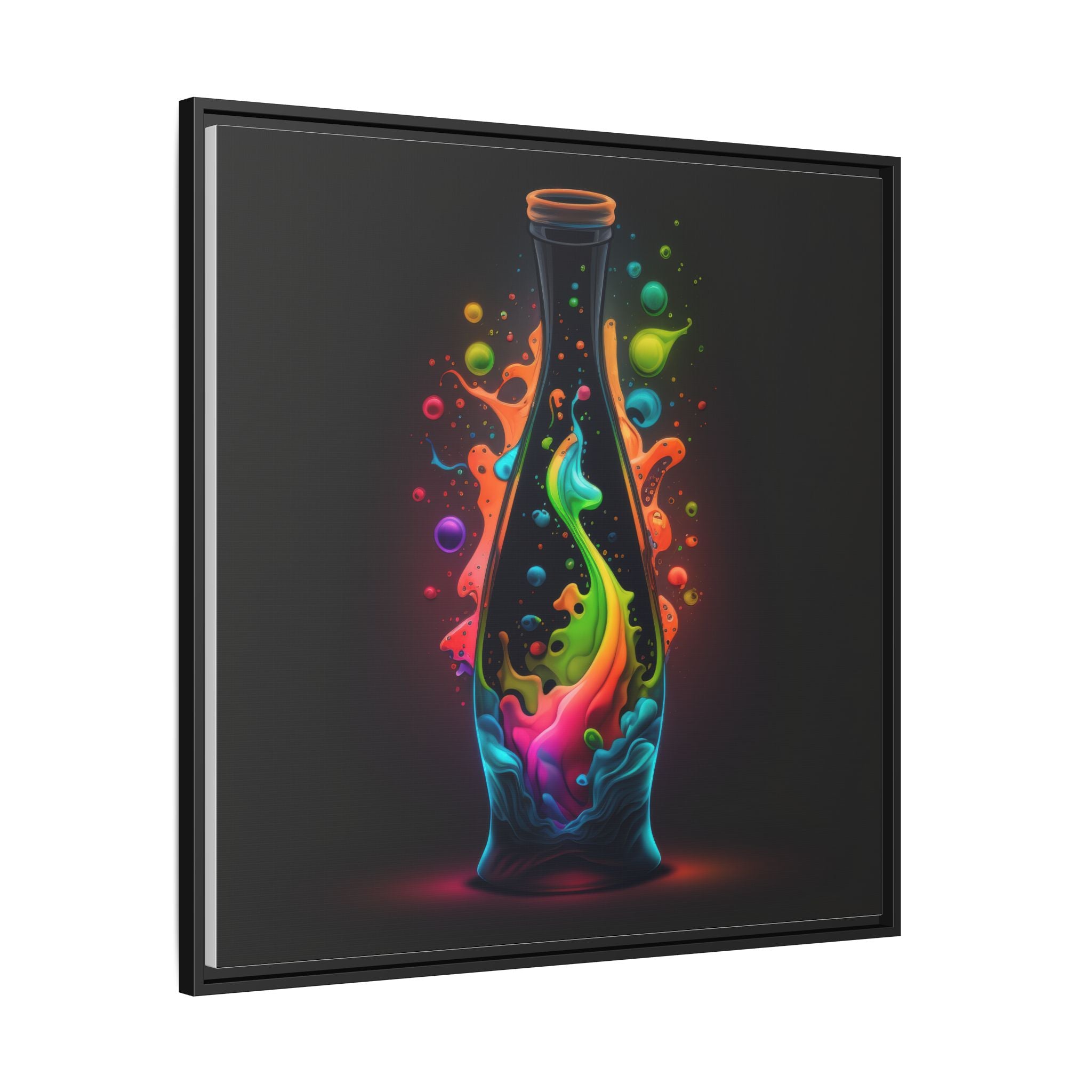Chromatic Ascent, Art Print — Colorful Modern Wall Canvas