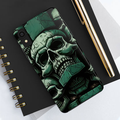 Metallic Chrome Skulls and classic Designed 15 Tough Phone Cases