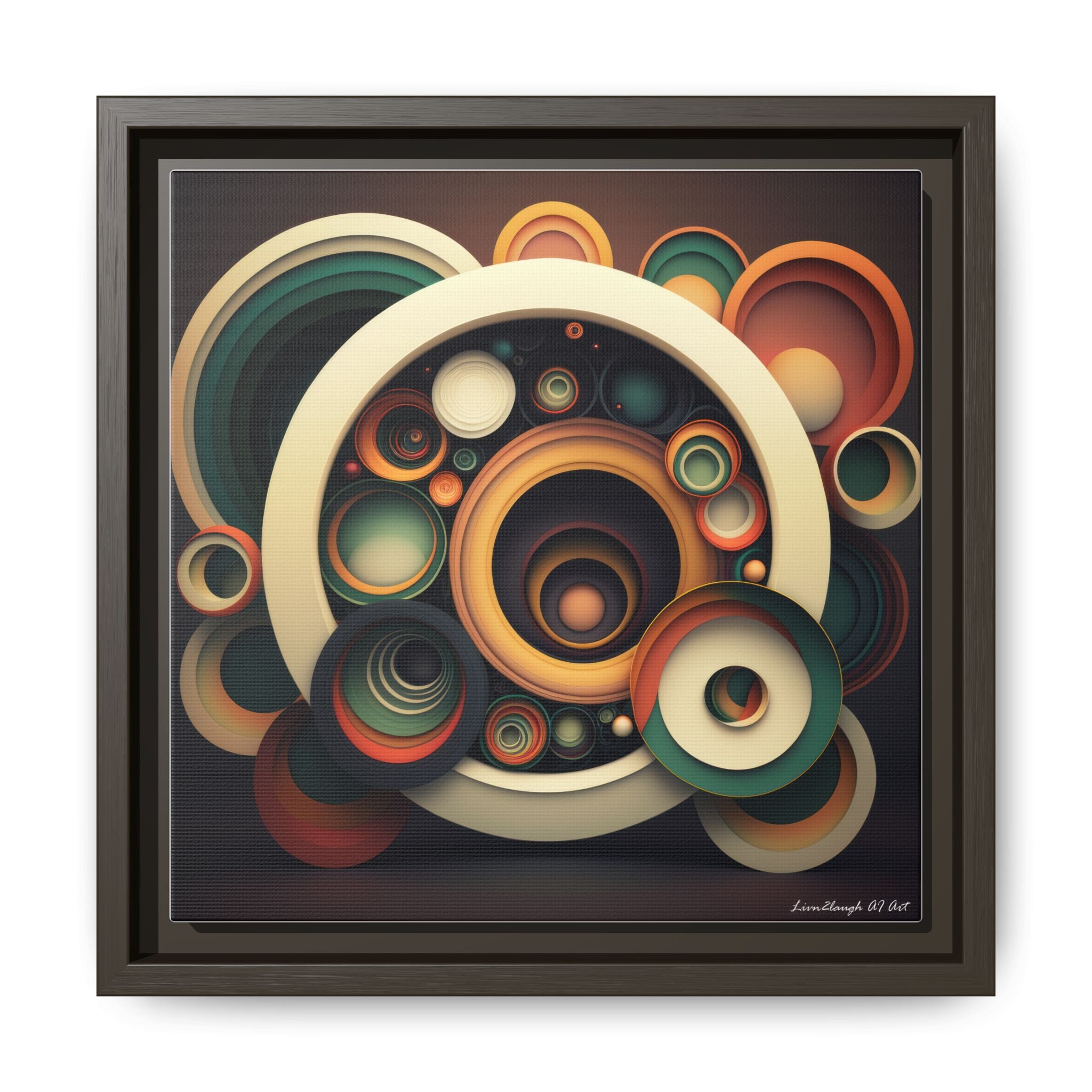 Inner Resonance, Art Print — Colorful Modern Wall Canvas