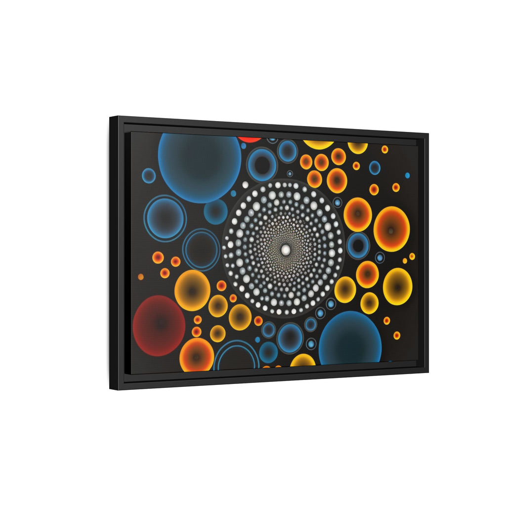 Harmonic Orbits, Matte Canvas, Framed (Multi-color)