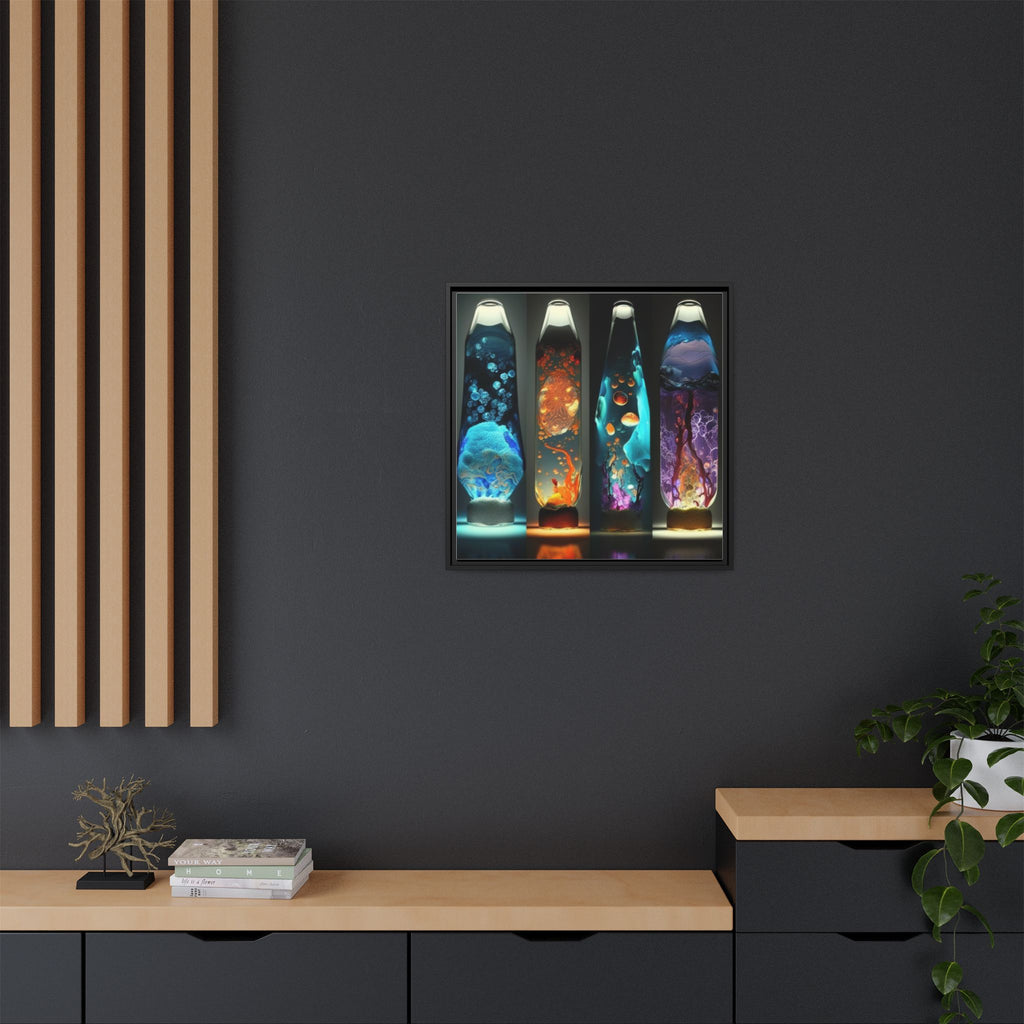 Elemental Currents, Art Print — Colorful Modern Wall Canvas