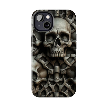 Metallic Chrome Skulls and classic Designed 19 Tough Phone Cases