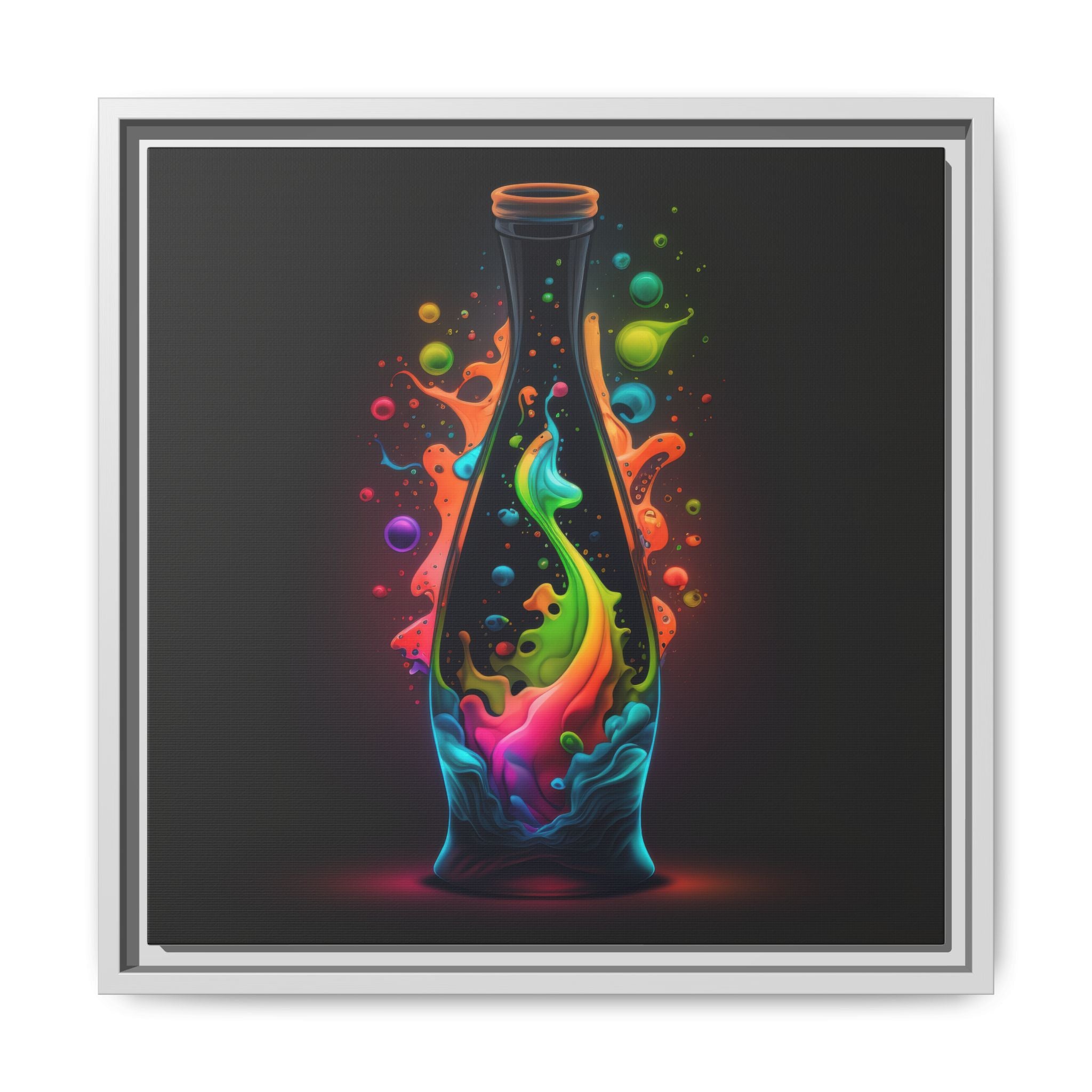 Chromatic Ascent, Art Print — Colorful Modern Wall Canvas