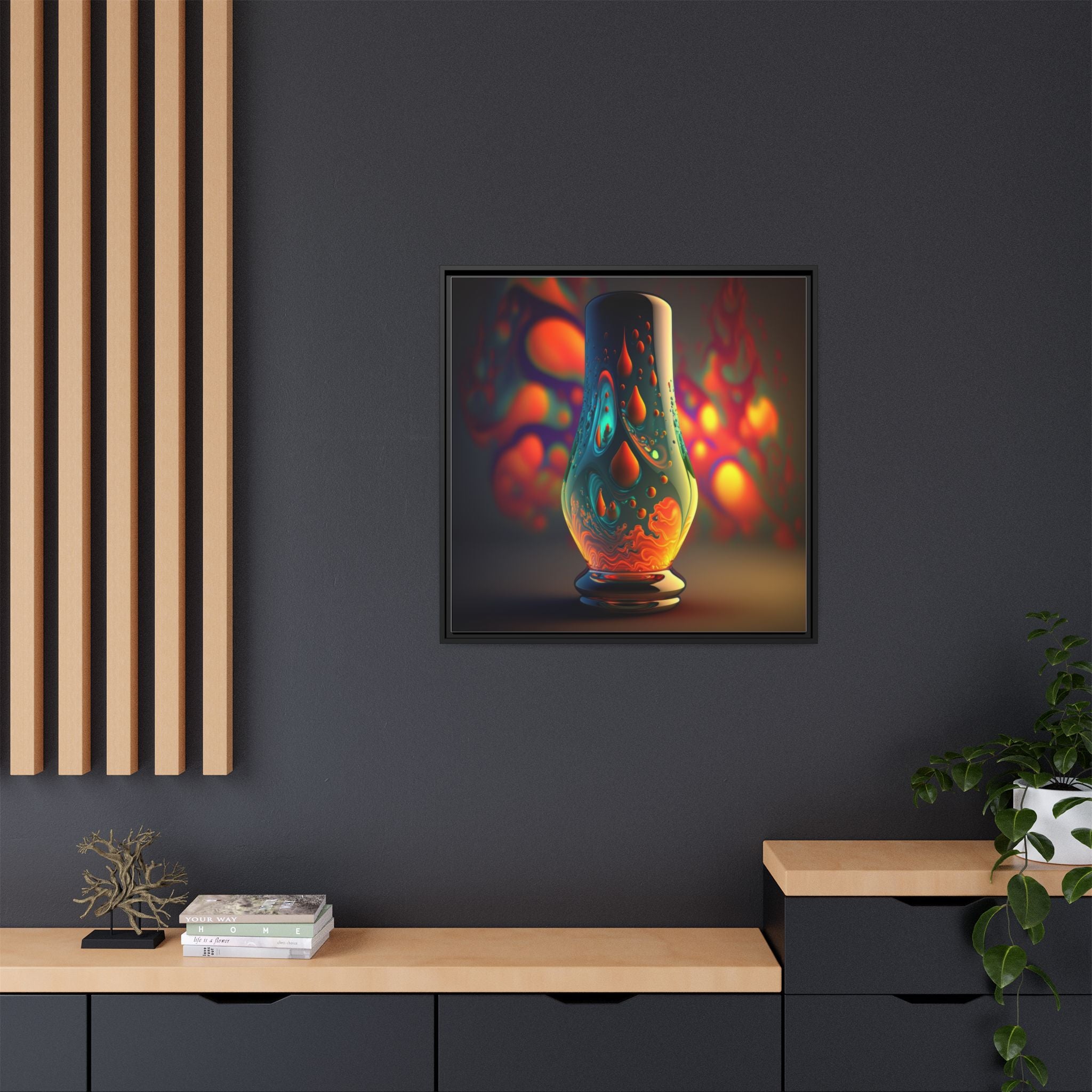 Molten Reverie, Art Print — Colorful Modern Wall Canvas