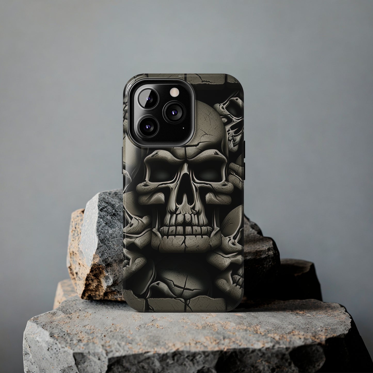 Metallic Chrome Skulls and classic Designed 12 Tough Phone Cases