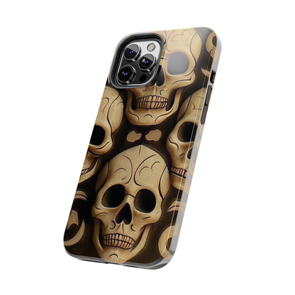 Metallic Chrome Skulls and classic Designed 19 Tough Phone Cases