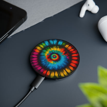 Bold And Beautiful Tie Dye Style 4 Magnetic Induction Charger